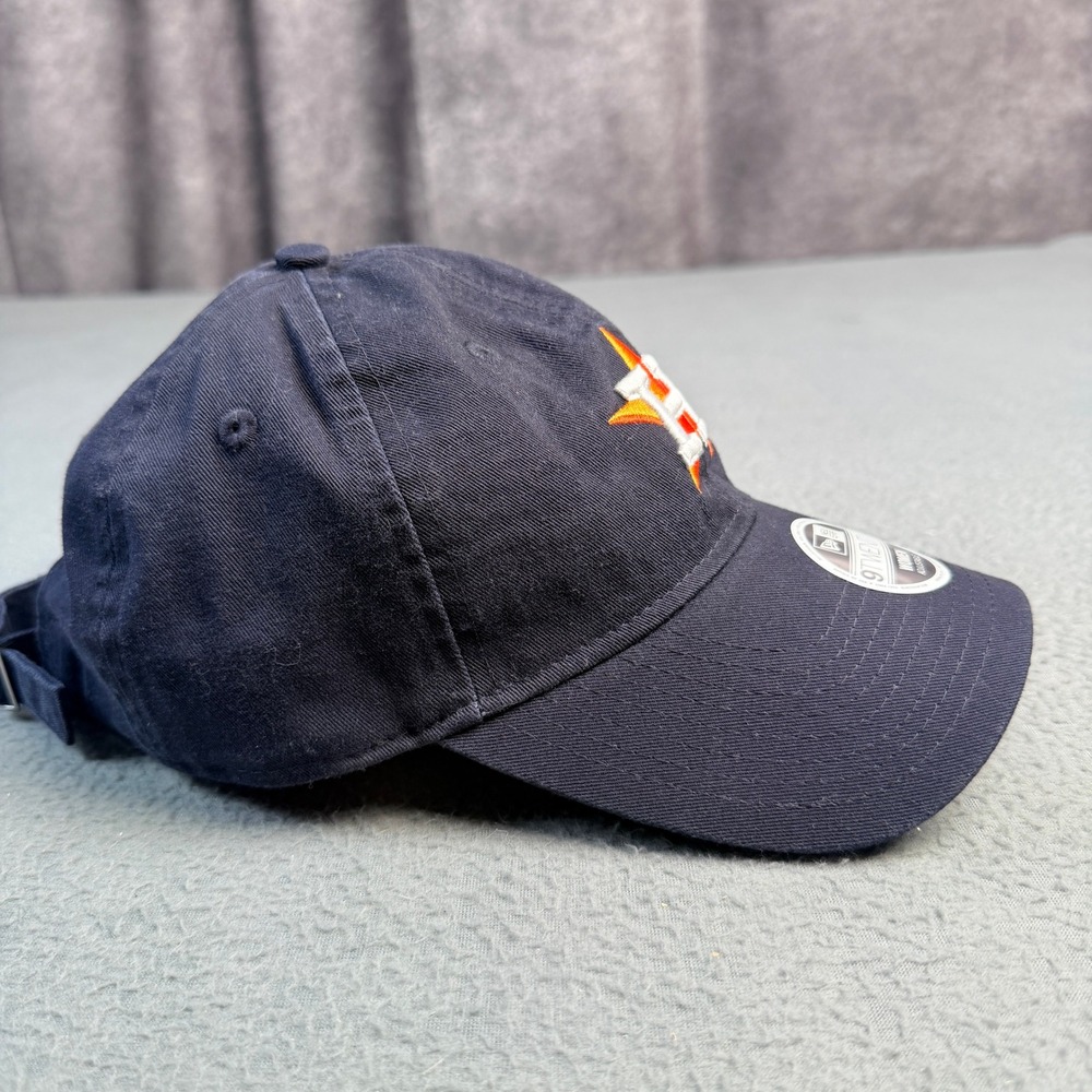 New Era 9TWENTY Houston Astros Womens Hat Navy Blue Adjustable MLB Baseball Cap - Picture 2 of 8